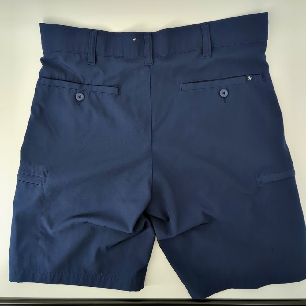 Birdie Bound Golf Shorts Mens Size 32 Blue Performance Stretch Casual 8" - Picture 3 of 9